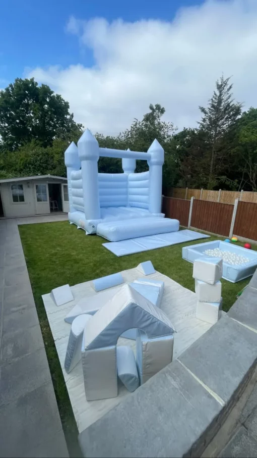 Pastel Blue Soft Play Hire - Image 7