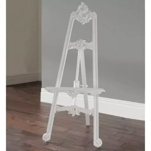 white easel prop hire UK