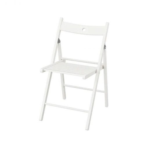 white folding childs chair hire UK