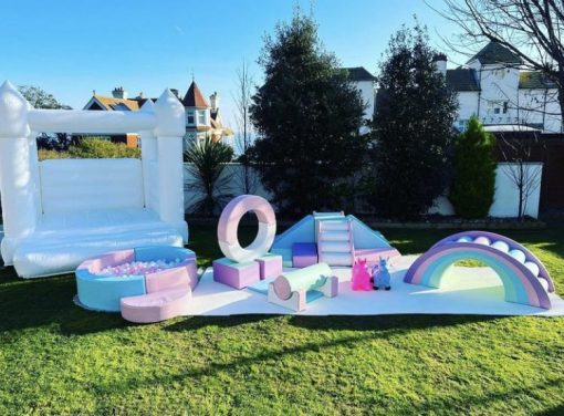 Luxury Pastel Soft Play and Bouncy Castle Hire