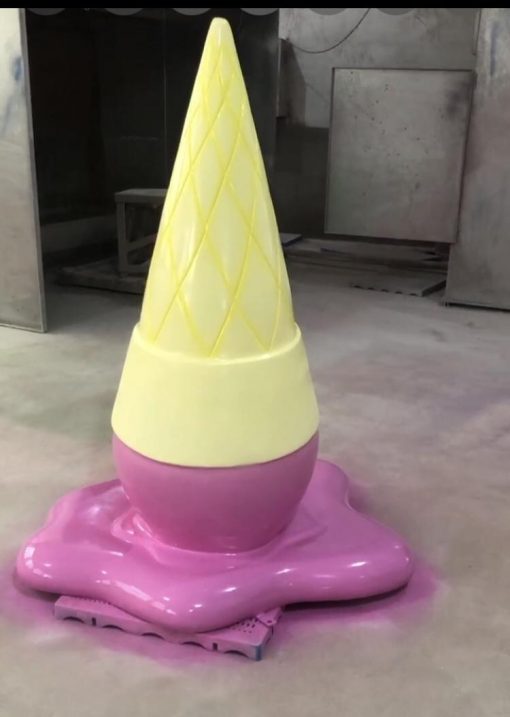 Life-Size Upside Down Ice Cream Prop - Image 2