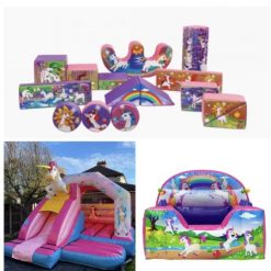 Unicorn Bouncy Castle & Soft Play Hire