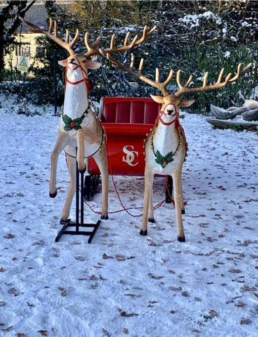 Christmas sleigh prop