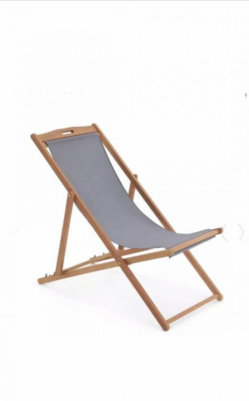 Grey Deck Chair