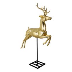 Flying Reindeer Prop – Gold