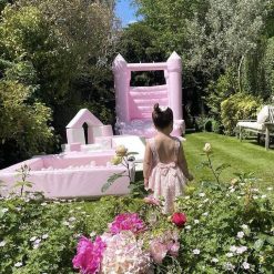 Pastel Pink Bouncy Castle & Soft Play Hire