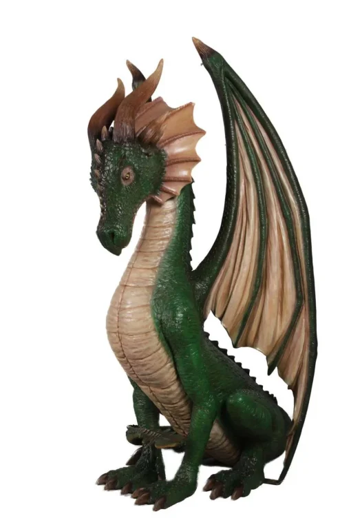 Sitting Dragon Prop (Green)
