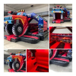 Monster Truck Themed Bouncy Castles and Soft Play