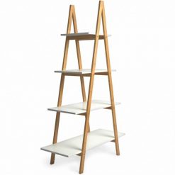 Bamboo Ladder Shelving Display