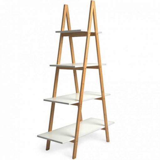 Bamboo Ladder Shelving Display