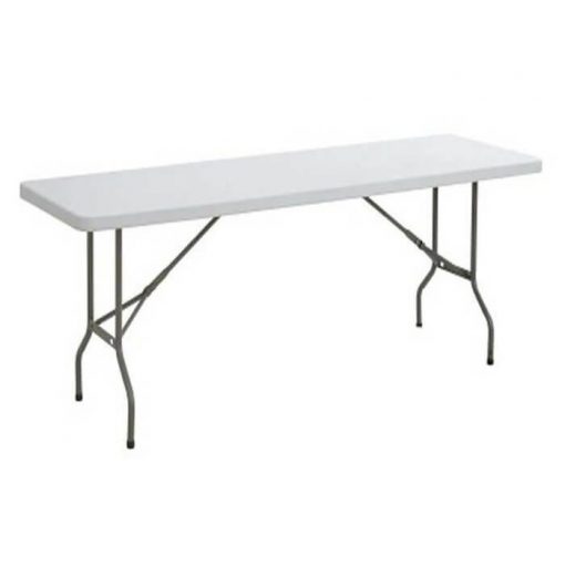 Rectangle Plastic Trestle Table - 8ft