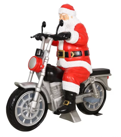Santa on Motorcycle Prop Hire – Perfect Photo Opportunity