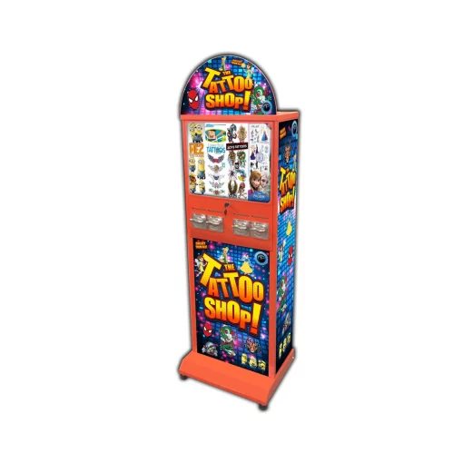 Tattoo Shop - Flat Pack Vending Sticker Tattoo Machine