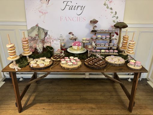 Rustic Trestle Table Hire 6’x 3′ - Image 2