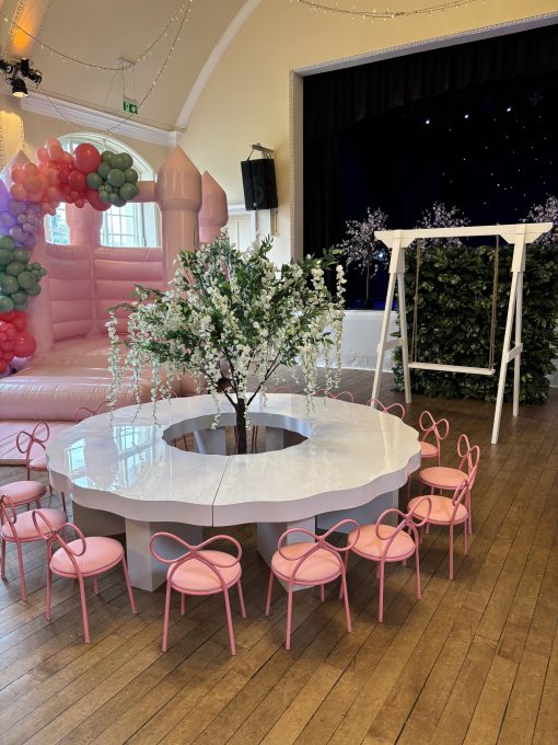Kids Pink Bow Chair With Cushion - Image 2