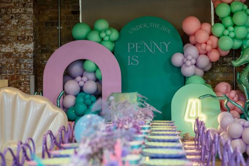 Kids Lilac Bow Chair Hire - Image 3