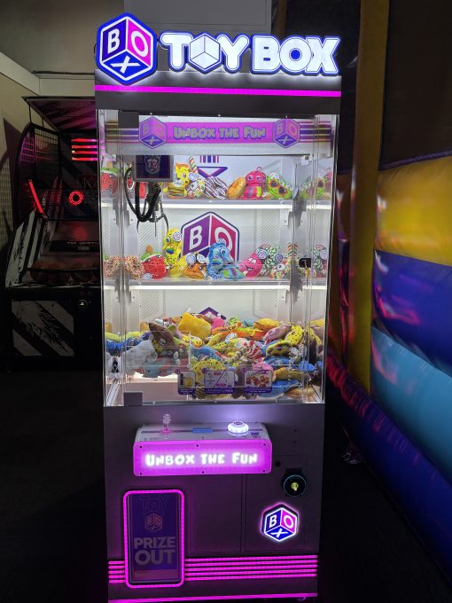 Toy Box 1 Player Crane - Crane Grabber Claw Machine Hire - Image 2