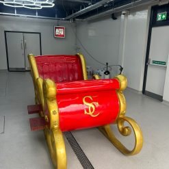 Giant Santa Sleigh 4 Seater Prop Hire