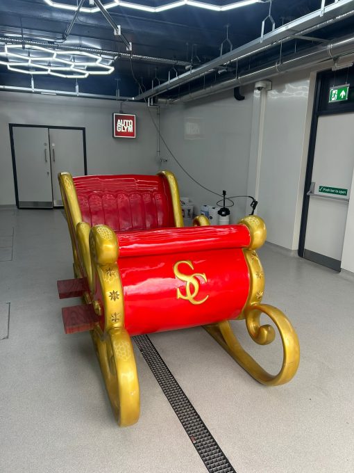 Giant Santa Sleigh 4 Seater Prop Hire