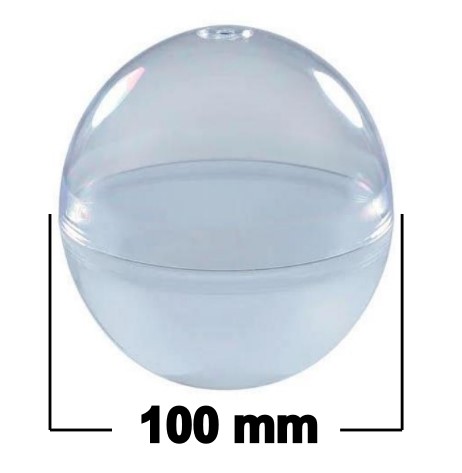 Capsules Transparent Balls Vending Machine Baubles 100mm 300pcs