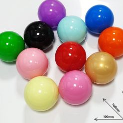 100mm diameter round capsules for claw or vending machines – coloured
