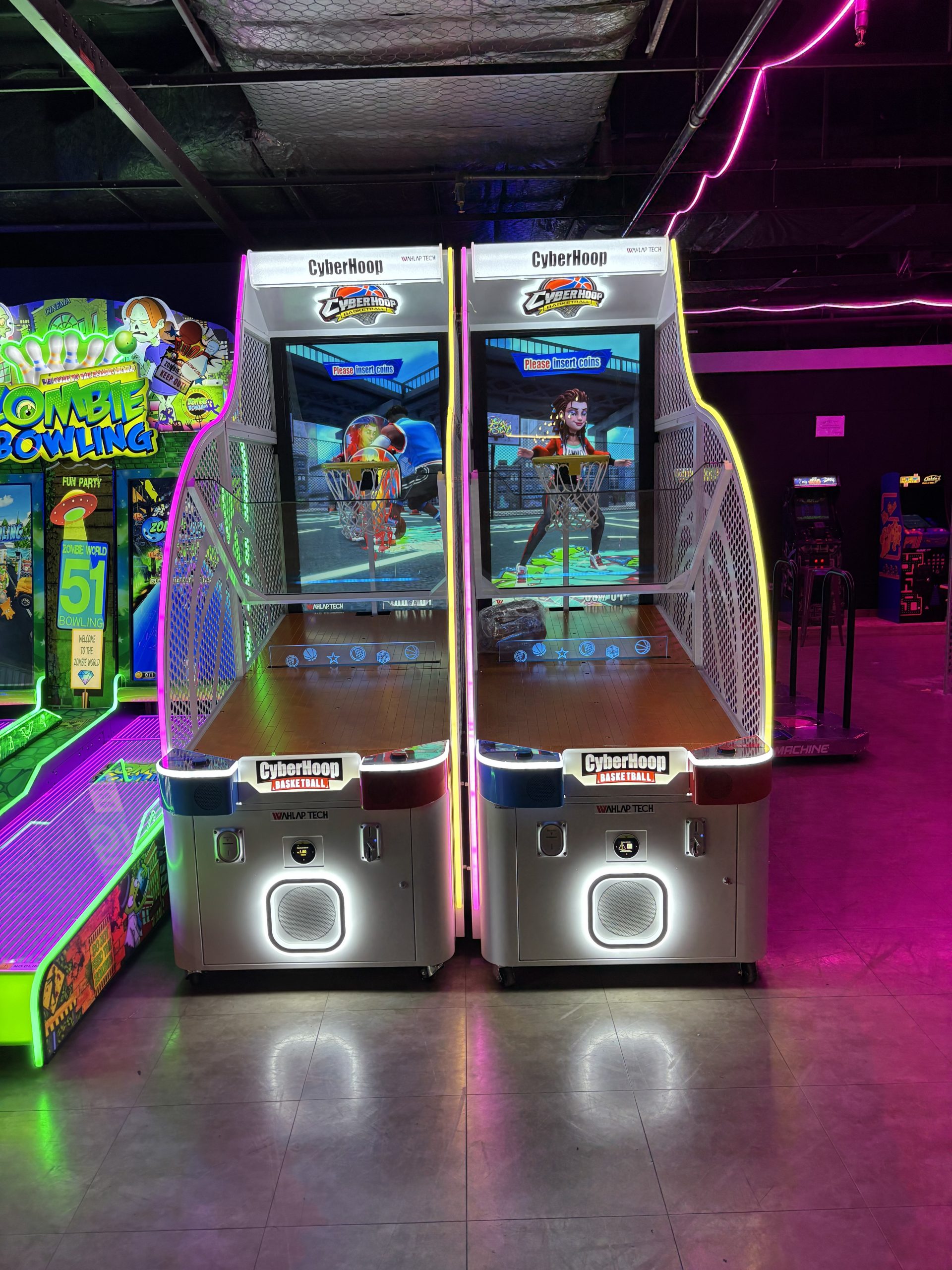 Cyber Hoop Basketball Arcade Machine for Sale - Image 4