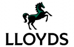 LLOYDS logo with a green galloping horse above the word LLOYDS as a brand mark.